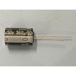 Nichicon-UHW1H471MPD Capacitor Aluminum Electrolytic Cap Aluminum Lytic 470uF 50V 20% (10 X 25mm) Radial 5mm 2.42A 10000h 105°C Bulk