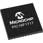 Microchip Technology-PIC16F1717-E/MV Microcontrollers - MCUs MCU 8-bit PIC RISC 14KB Flash 2.5V/3.3V/5V 40-Pin UQFN EP Tube Automotive AEC-Q100