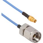 Amphenol SV Microwave-7032-6757 Cable Assembly Coaxial Cable Assembly 0.047mm Cable 0.152m SMPM to 2.92MM RF F-M Bag