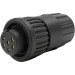 Conxall-6280-6SG-321 Connector Circular Conn Circular SKT 6 POS Crimp ST Cable Mount 6 Terminal 1 Port Bulk