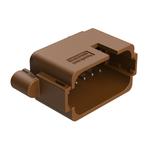 Amphenol-AT04-18PD-BM13 Connector Headers and PCB Receptacles Conn Shrouded Header (4 Sides) HDR 18 POS 4.68mm Solder ST Top Entry Thru-Hole Tray