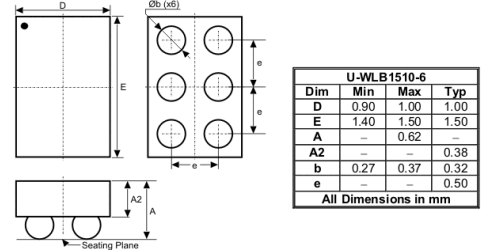 DMN1016UCB6 product image