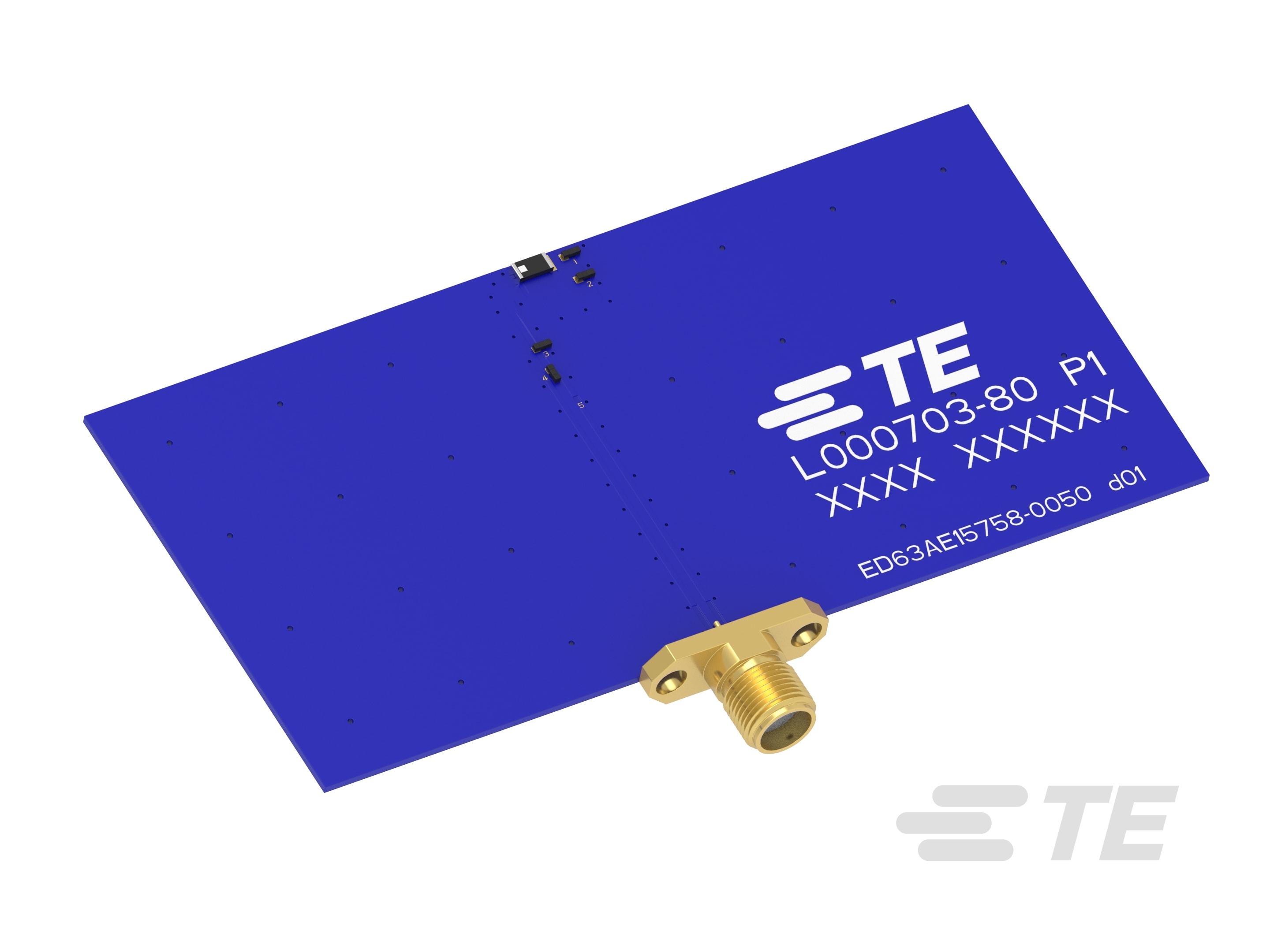 Chip ant with EVB, 1561-1602MHz-L000703-80 Chip ant with EVB, 1561-1602MHz-L000703-80