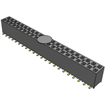 Samtec-SSM-122-S-DV-BE-A-K Connector Headers and PCB Receptacles Conn Socket Strip SKT 44 POS 2.54mm Solder ST Bottom Entry SMD Tube