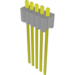 Samtec-MTMS-105-55-G-S-050 Connector Headers and PCB Receptacles Conn Unshrouded Header HDR 5 POS 1.27mm Solder ST Top Entry Thru-Hole Bulk