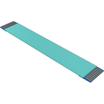 Samtec-FJ-10-D-02.36-4 Cable Assembly 0.05m 1mm 10 to 10 POS FFC to FFC Bulk Samtec-FJ-10-D-02.36-4 Cable Assembly 0.05m 1mm 10 to 10 POS FFC to FFC Bulk