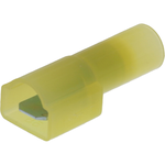 Molex-0190040009 Connector Terminals Quick Disconnect Terminal 10-12AWG Brass Yellow M 28.4mm Zinc Chromate InsulKrimp™ Bag