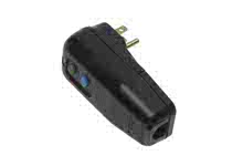 1301530100 - Super-Safeway Right-Angle Industrial GFCI, Portable, Single Phase, Manual Reset, Molded NEMA 5-15, 15A, 120V, No Cord 1301530100 - Super-Safeway Right-Angle Industrial GFCI, Portable, Single Phase, Manual Reset, Molded NEMA 5-15, 15A, 120V, No Cord