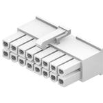 CnC Tech, LLC-4281-2-16-D Connector Discrete Wire Housing Conn Housing RCP 16 POS 4.2mm Crimp ST Cable Mount White Bag
