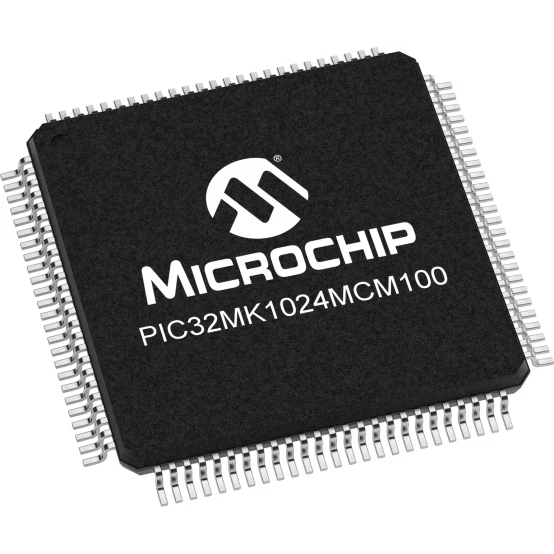 Microchip Technology-PIC32MK1024MCM100T-I/PT Microcontrollers - MCUs MCU 32-bit PIC RISC 1MB Flash 2.5V/3.3V 100-Pin TQFP T/R