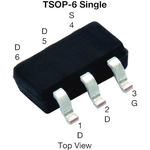 Vishay-SI3459BDV-T1-E3 MOSFETs Trans MOSFET P-CH 60V 2.9A 6-Pin TSOP T/R