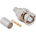 Amphenol RF-112533RP Connector RF Conn BNC 0Hz to 4GHz 50Ohm Crimp ST Cable Mount PL Gold