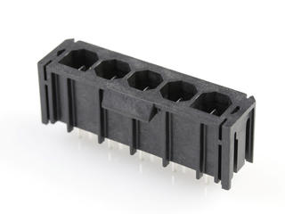 431600305 - Sabre Vertical Header, 5 Circuits, Glow-Wire Capable, PCB Thickness 2.40mm, without Board Lock