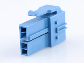 1512072201 - CP-6.5 Receptacle Housing, Glow-Wire Capable, 6.50mm Pitch, Dual Row, 2 Circuits, Blue