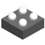 Texas Instruments-LP5907UVX-2.5/NOPB Linear Regulators LDO Regulator Pos 2.5V 0.25A 4-Pin DSBGA T/R