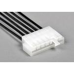 Molex-1721590604 Connector Discrete Wire Housing Conn Housing F 4 POS 3.96mm Crimp ST Cable Mount White EdgeMate™ Bag