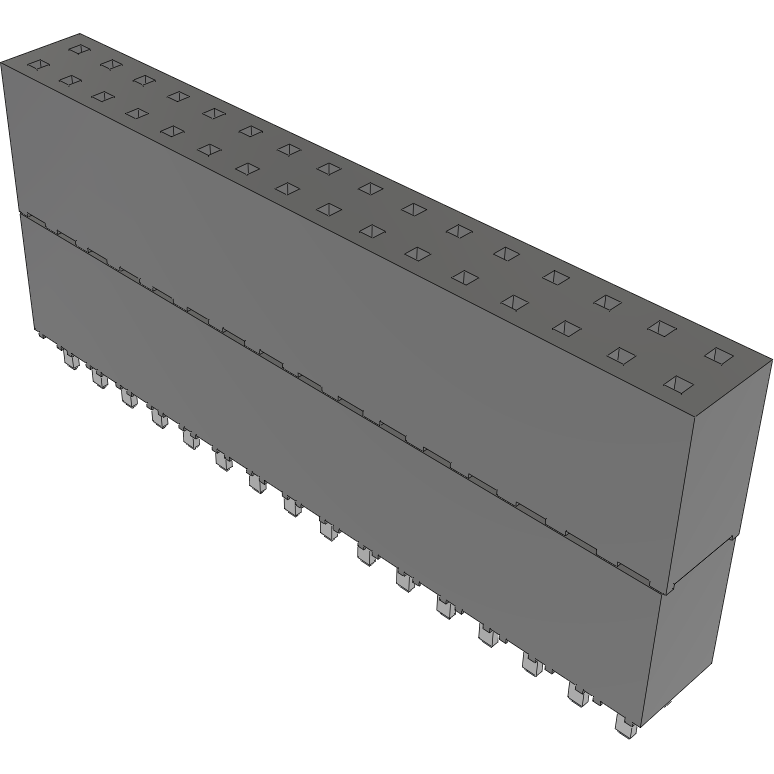 Samtec-ESW-116-58-S-D Connector Headers and PCB Receptacles Conn Elevated Socket SKT 32 POS 2.54mm Solder ST Top Entry Thru-Hole Tube Samtec-ESW-116-58-S-D Connector Headers and PCB Receptacles Conn Elevated Socket SKT 32 POS 2.54mm Solder ST Top Entry Thru-Hole Tube