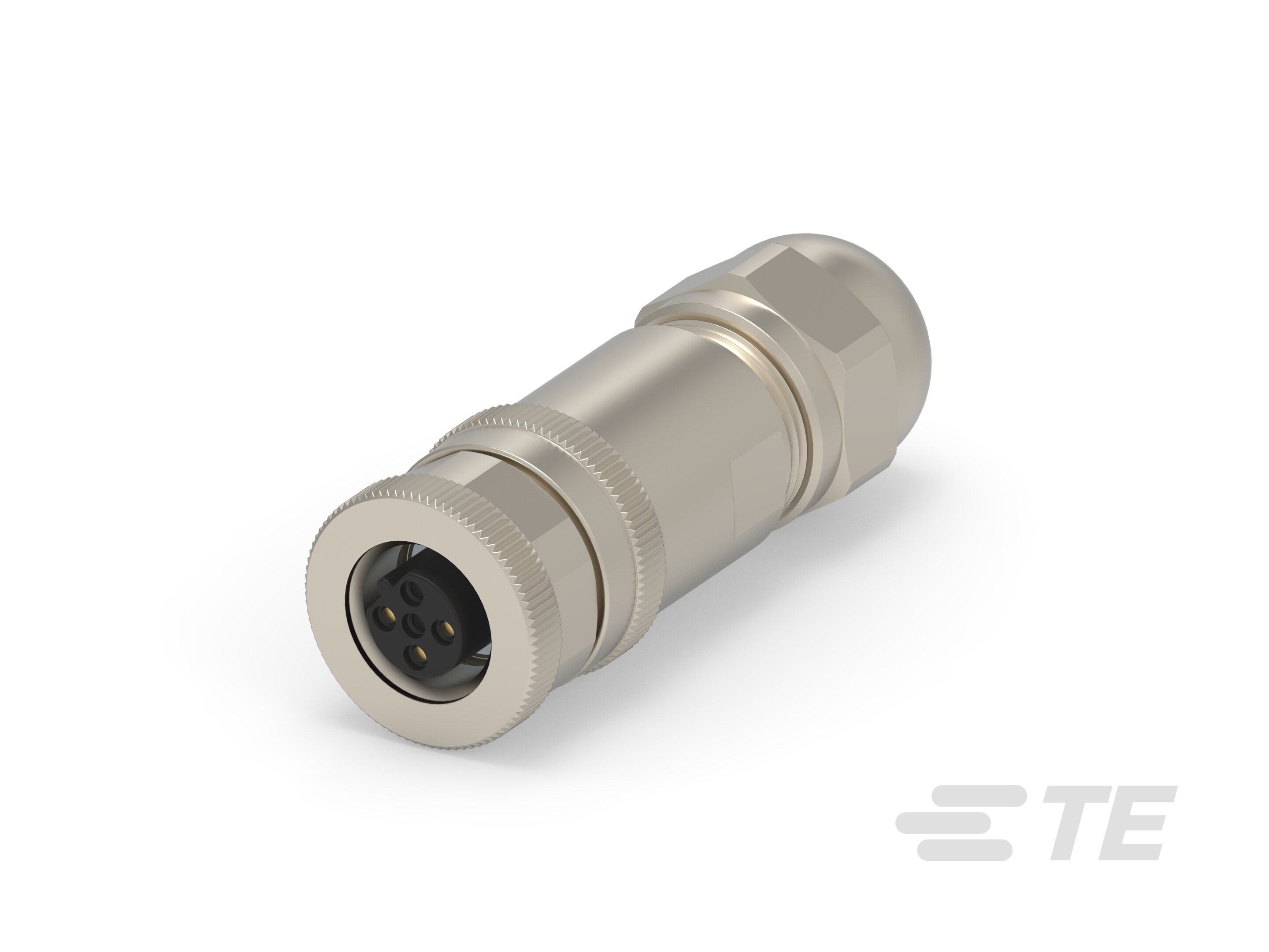 M12 F 3P GOLD, B_CODE S SHIELDED PG9-T4110412031-000