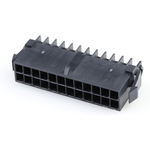 Molex-2036322400 Connector Discrete Wire Housing Conn Housing PL 24 POS 3mm Crimp ST Panel Mount Black Bag