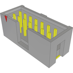 Samtec-TSS-107-04-F-D-RA Connector Headers and PCB Receptacles Conn Shrouded Header (4 Sides) HDR 14 POS 2.54mm Solder RA Side Entry Thru-Hole Tube