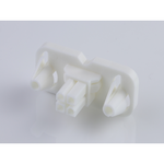 Molex-0015060041 Connector Discrete Wire Housing Conn Housing RCP 4 POS 4.2mm Crimp ST Panel Mount Natural Mini-Fit® BMI Bag