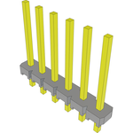 Samtec-MTLW-106-08-S-S-380 Connector Headers and PCB Receptacles Conn Unshrouded Header HDR 6 POS 2.54mm Solder ST Top Entry Thru-Hole Bulk Samtec-MTLW-106-08-S-S-380 Connector Headers and PCB Receptacles Conn Unshrouded Header HDR 6 POS 2.54mm Solder ST Top Entry Thru-Hole Bulk