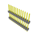 Samtec-ZW-13-11-G-D-605-200 Connector Headers and PCB Receptacles Conn Board Stacker HDR 26 POS 2.54mm Solder ST Top Entry Thru-Hole Bulk