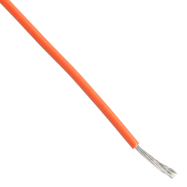 Orange Stranded Hook-Up Wire