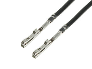 2177901125 - Pre-Crimped Lead Squba 1.8 Female-to-Squba 1.8 Female, Tin (Sn) Plating,  450.00mm Length, 22 AWG, Black