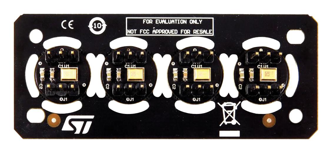 Microphone Coupon Daughter Board Based on the MP23ABS1 Analog MEMS