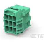 TE Connectivity-7-2232356-3 Connector Discrete Wire Housing 3x3 cap housing panel mount Key C gre