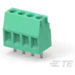 TE Connectivity-284392-4 Connector Terminal Blocks Conn Eurostyle Block M 4 POS 3.81mm Solder ST Thru-Hole 12A/Contact Box TE Connectivity-284392-4 Connector Terminal Blocks Conn Eurostyle Block M 4 POS 3.81mm Solder ST Thru-Hole 12A/Contact Box