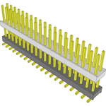 Samtec-HW-20-10-G-D-470-SM Connector Headers and PCB Receptacles Conn Board Stacker HDR 40 POS 2.54mm Solder ST Top Entry SMD Tube Samtec-HW-20-10-G-D-470-SM Connector Headers and PCB Receptacles Conn Board Stacker HDR 40 POS 2.54mm Solder ST Top Entry SMD Tube