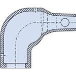 Glenair-M85049/141-01HC Heat Shrink Heat Shrink Molded Boot RA Elastomer Blue