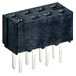 Molex-78787-3054 Connector Headers and PCB Receptacles Conn Socket Strip RCP 30 POS 2mm Solder ST Top Entry Thru-Hole Milli-Grid Tube