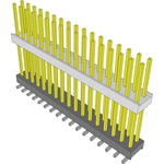 Samtec-HW-17-20-L-D-709-SM Connector Headers and PCB Receptacles Conn Board Stacker HDR 34 POS 2.54mm Solder ST Top Entry SMD Tube
