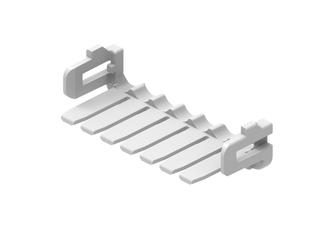 2127252070 - Micro-One Terminal Position Assurance (TPA) Retainer, 7 Circuits, 2.00mm Pitch, Glow-Wire Capable, Natural