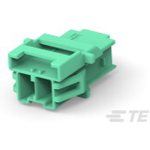TE Connectivity-7-2232263-2 Connector Discrete Wire Housing 1x2 cap housing panel mount Key C gre
