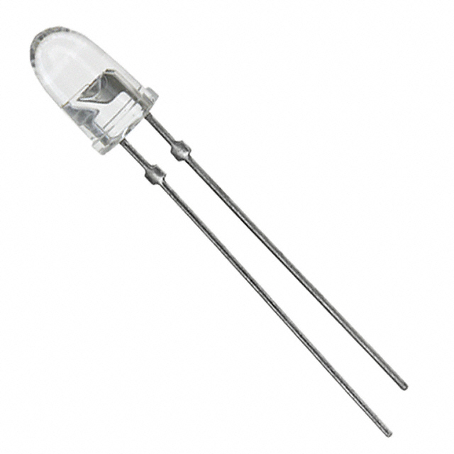 T-1-3^4 Colorless Round Parabolic LED Radial