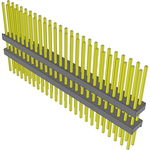 Samtec-EW-25-13-G-D-375 Connector Headers and PCB Receptacles Conn Board Stacker HDR 50 POS 2.54mm Solder ST Top Entry Thru-Hole Bulk