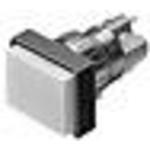 EAO-31-261.022 Switch Push Button Switch Push Button N.O./N.C. DPST Rectangular Button 5A 250VAC Maintained Panel Mount Solder