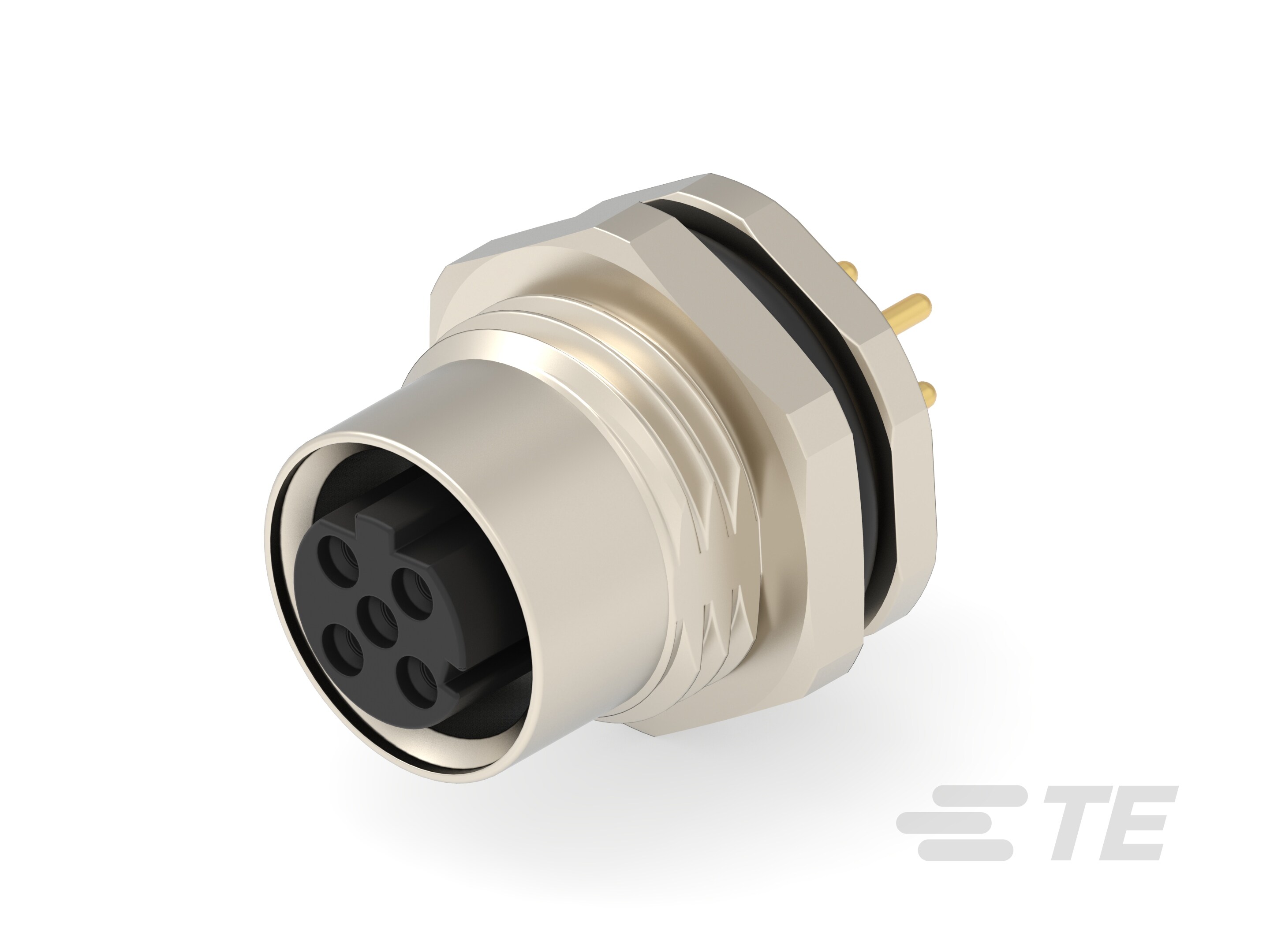 M12,REAR MOUNTING,FEMALE,D CODE,5P-T4141512051-000