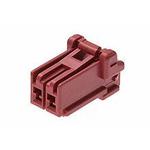 Molex-5046930202 Connector Discrete Wire Housing Conn Housing F 2 POS 3.3mm Crimp ST Cable Mount Red Bag