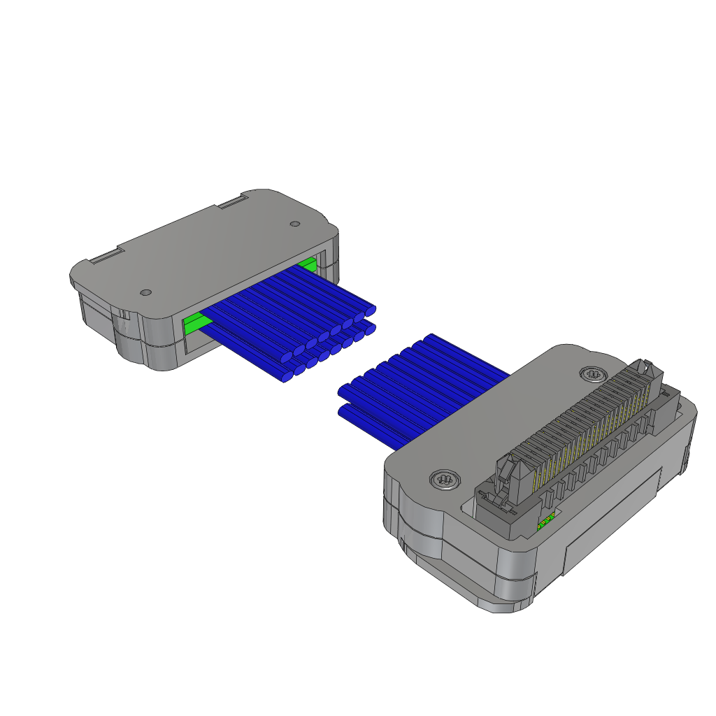 Samtec-ERDP-025-06.00-TBR-TTL-5-D Cable Assembly Coaxial 0.80 mm Edge Rate Twinax Cable Assemblies