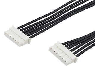 2262071064 - Mini-SPOX-to-Mini-SPOX Off-the-Shelf (OTS) Cable Assembly, 2.50mm Pitch, Single Row, 600.00mm Length, Tin (Sn) Plating, 6 Circuits, Natural