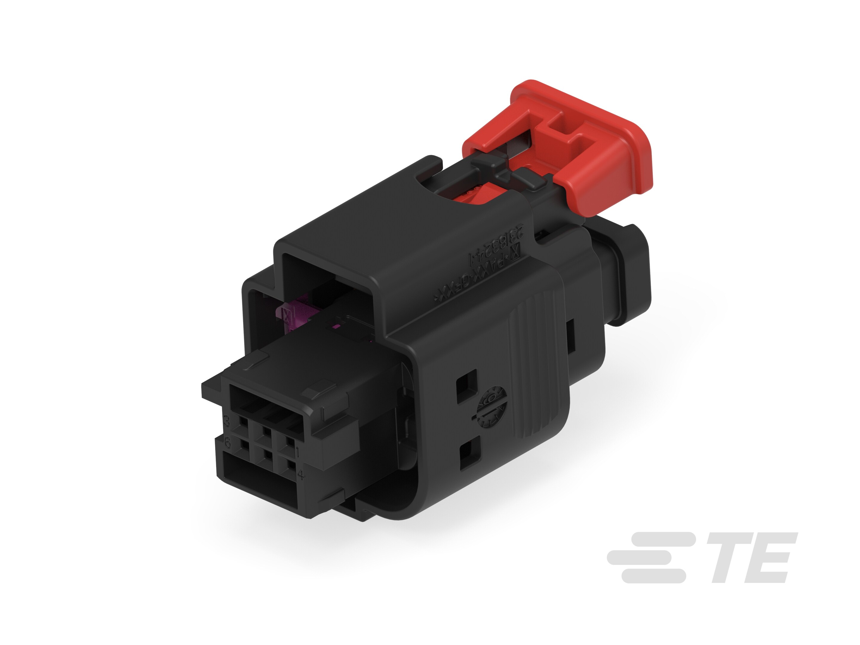 6POS,MCON 0.5,REC HSG ASSY,SLD,COD A-2318300-1