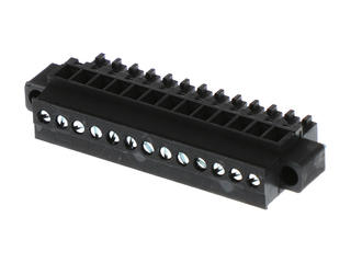 395073013 - 3.50mm Pitch Eurostyle Vertical Plug, with Retention Screws, Front Wire Entry, 13 Circuits