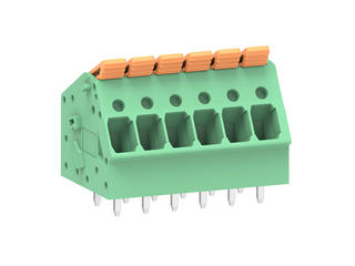 2249290006 - 5.00mm Pitch Lever Activated Fixed Mount PCB Terminal Block, 35° Wire Entry, 6 Circuits