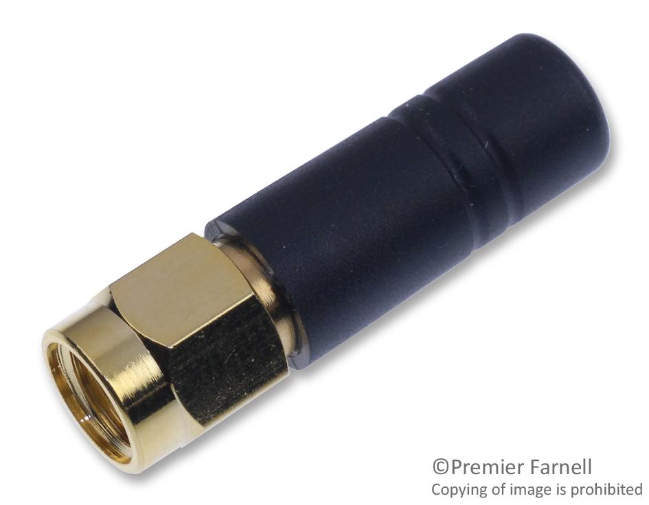 Straight RF Antenna, 1", 2.4 GHz, SMA-Male-RP Connector, Roving Networks Wi-Fi Wireless Modules