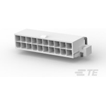 TE Connectivity-2-1586044-0 Connector Headers and PCB Receptacles Conn Wire to Board HDR 20Power POS 4.2mm Solder RA Thru-Hole Tray